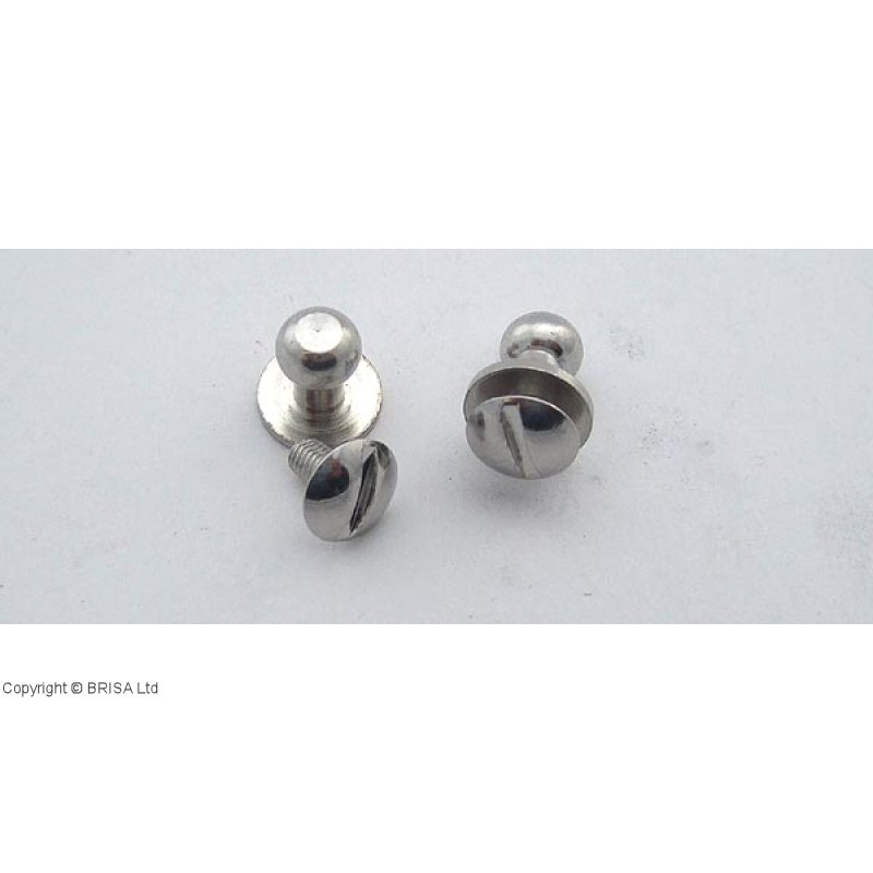 Kniedė užsegimui užsukama Rifle buttons Nickel/10 Kniedė užsegimui užsukama Rifle buttons Nickel/10