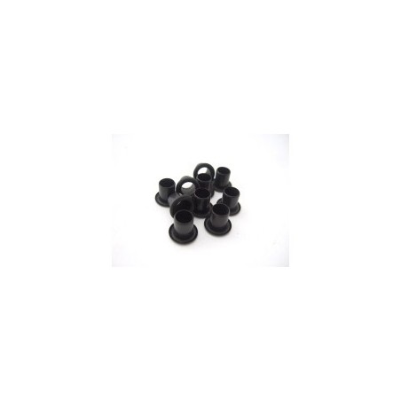 Kydex1/4  akutės (kniedės) juodos 7,4x6,3mm/10vnt