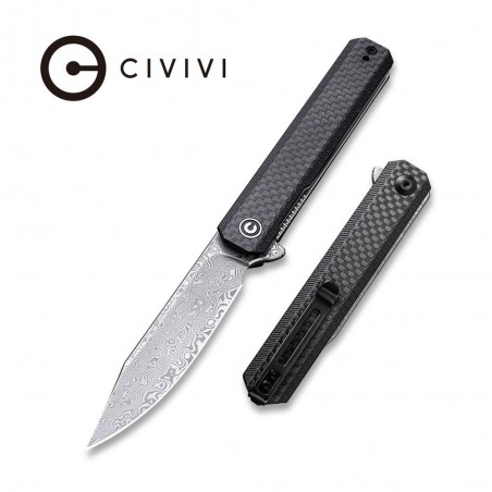 Peilis CIVIVI Chronic Damascus Black