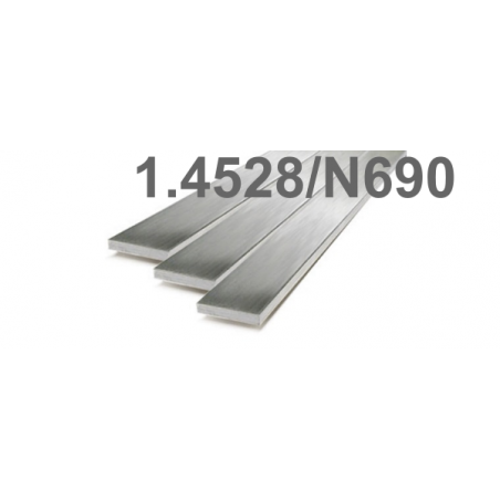 Plienas geležtėms 1.4528/N690  4,5x50x250mm