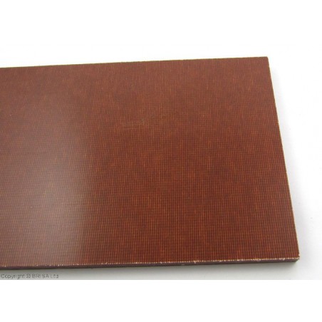 Medvilnės pluoštinys (Micarta) Brown 8mm Canvas Large
